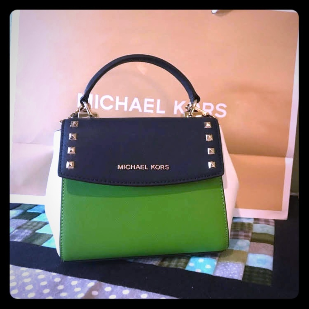 Michael Kira Karla Mini Crossbody- Colorblock